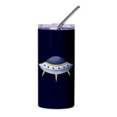 UFO Tumbler, Alien Spaceship, Outer Space Gift, Flying Saucer Tumbler, Sci-Fi Lover Gift, Galaxy Tumbler, Unique Tumbler Design - Tawshia